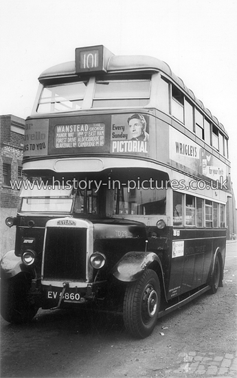 Leyland Bus, The George, Wanstead, London. c.